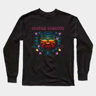 Gorilla Romance Retro Design Long Sleeve T-Shirt